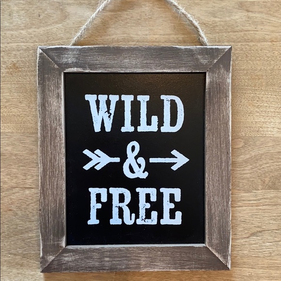 Nielsen Bainbridge Other - NWT |  WILD & FREE  |  FRAMED WALL ART